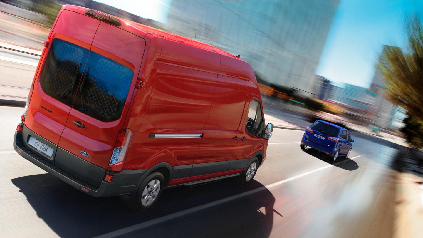 Transit Van rear view Transit Van rear view